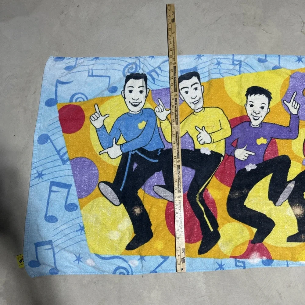 The Wiggles Beach Towel  2004 100% Cotton 55